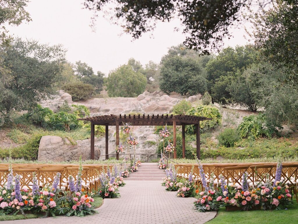 Villa Loriana wedding ceremony in San Luis Obispo