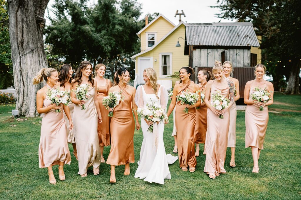 Flying Caballos Ranch wedding bridesmaids