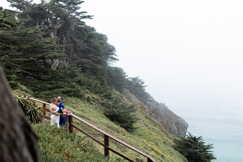 Big Sur wedding couple photo