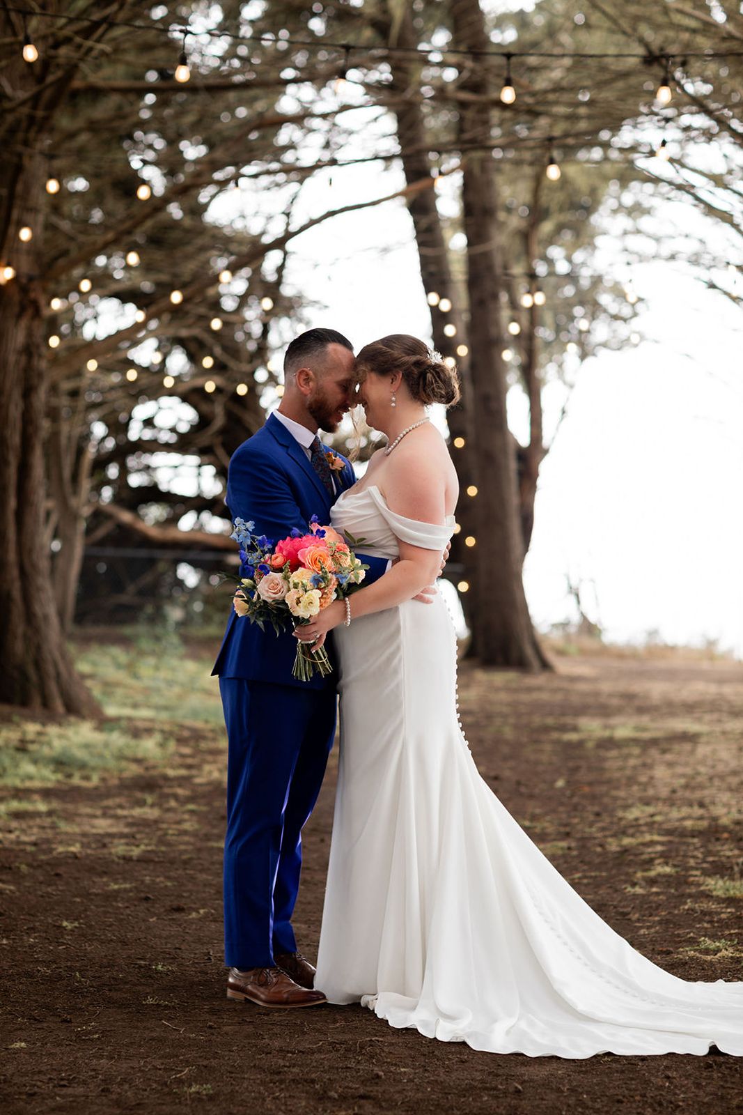 Big Sur wedding couple portrait