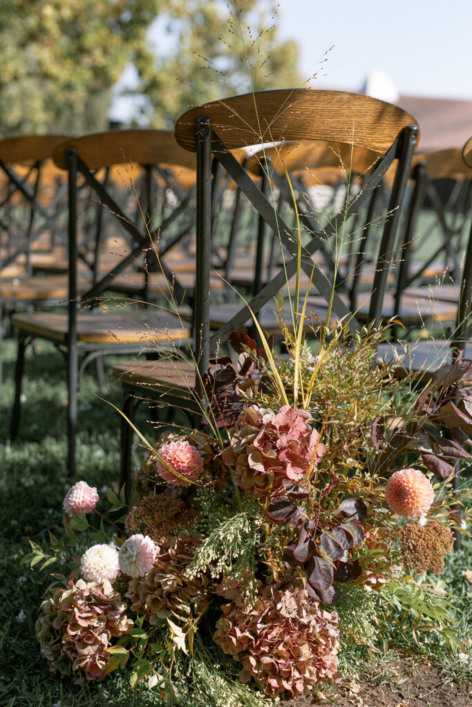 wedding ceremony at Santa Ynez Ranch