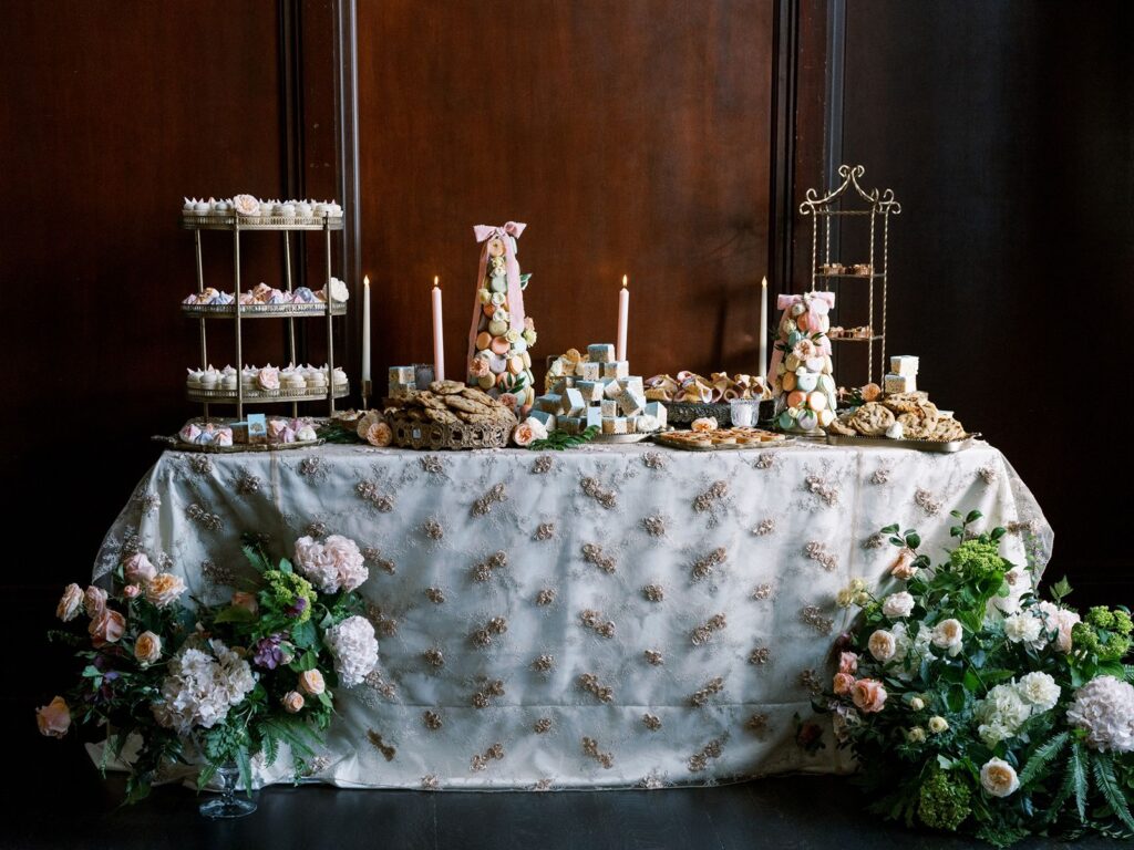 vintage inspired dessert table